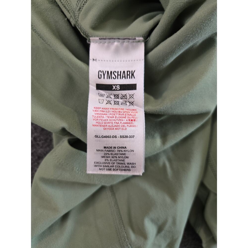 Gymshark Legacy Desert Sage Athletic Ankle Leggings Womans Sz XS High Waisted - Picture 6 of 16